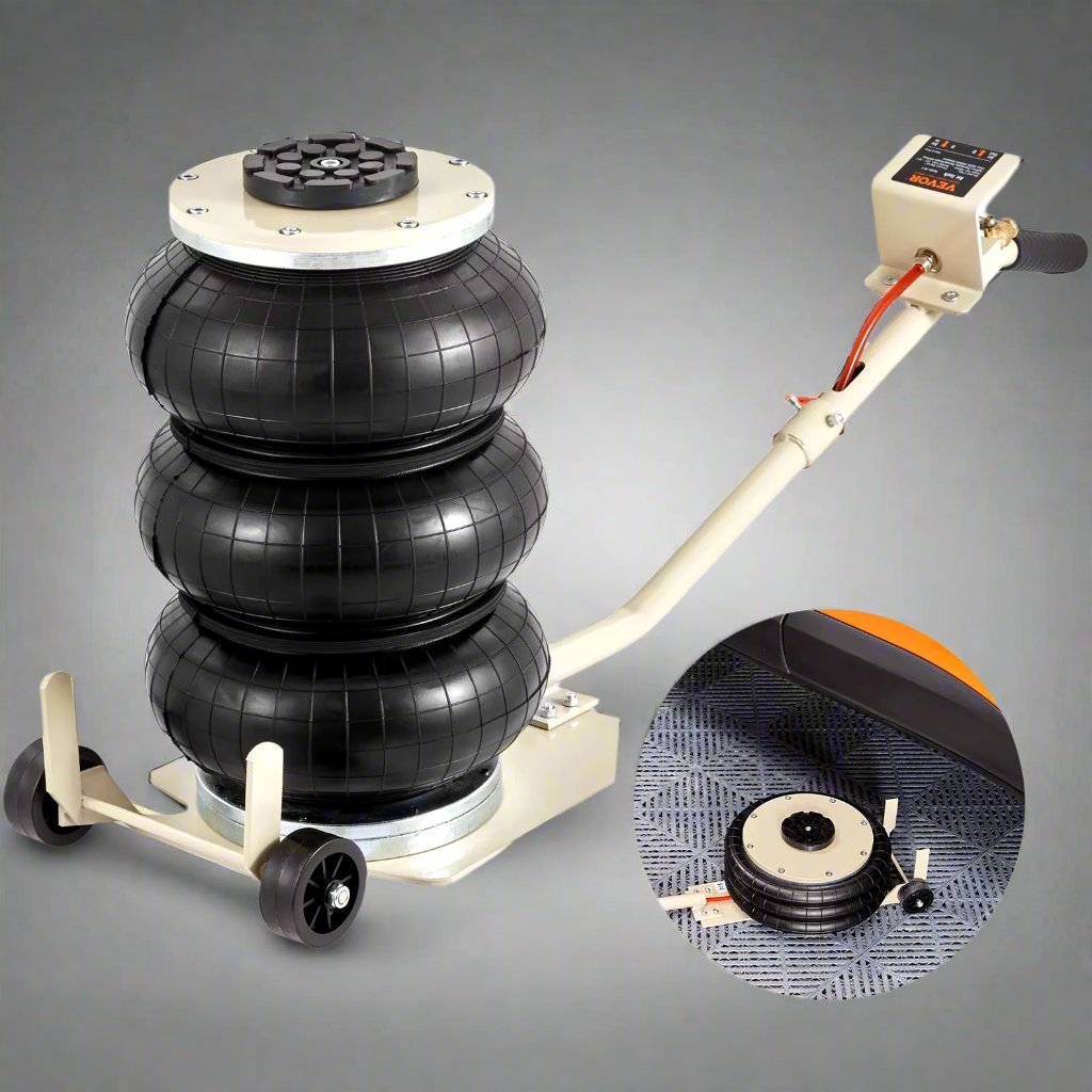 Cric Pneumatique - PneumaticJack™ - Beige - Voiturenet