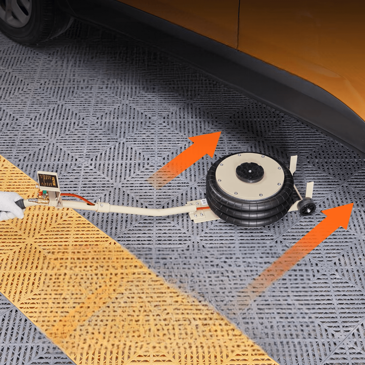 Cric Pneumatique - PneumaticJack™ - Beige - Voiturenet