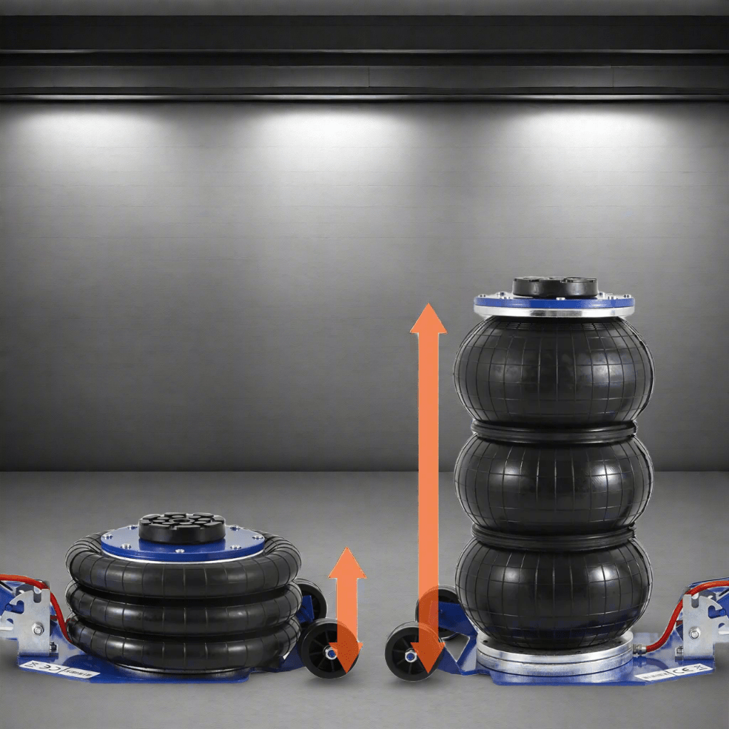 Cric Pneumatique - PneumaticJack™ - Bleu - Voiturenet