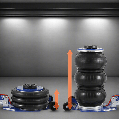 Cric Pneumatique - PneumaticJack™ - Bleu - Voiturenet