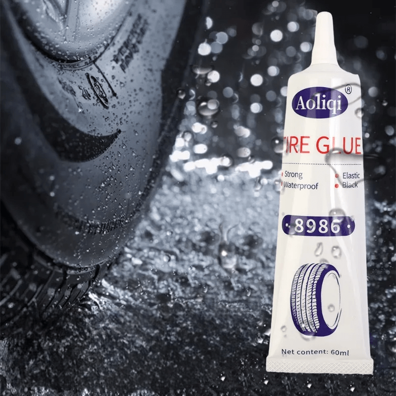 Réparation Pneu Crevé - CarTyreGlue™ - Blanc - Voiturenet