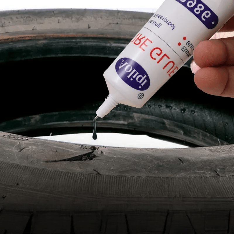 Réparation Pneu Crevé - CarTyreGlue™ - Blanc - Voiturenet
